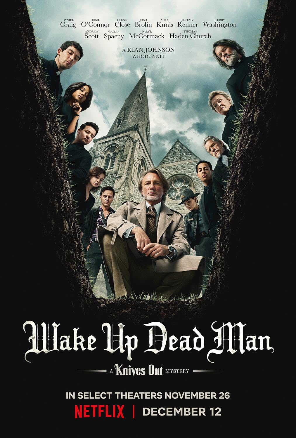 wake up dead man netflix poster wake up dead man netflix poster