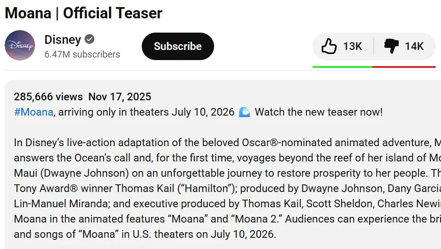 youtube moana trailer backlash youtube moana trailer backlash