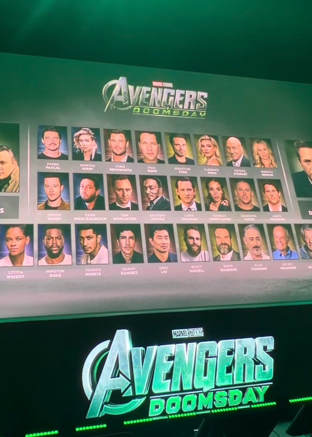 avengers doomsday cast italy