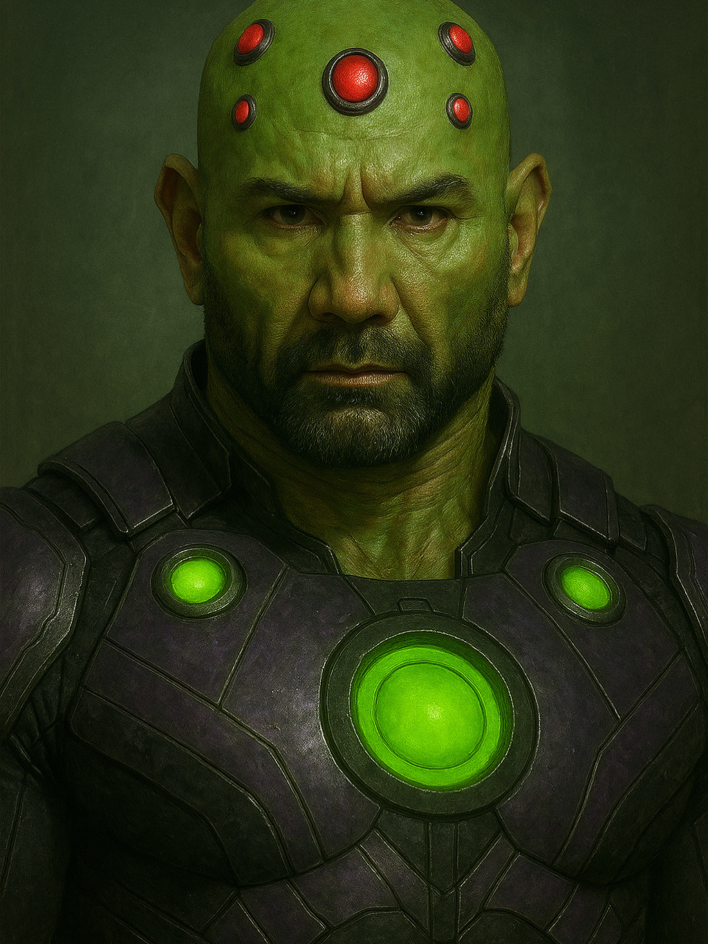 dave bautista brainiac fan art man of tomorrow dave bautista brainiac fan art man of tomorrow