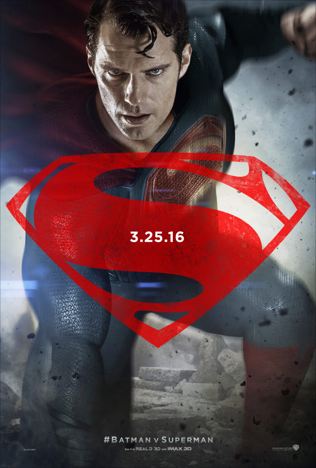 batman vs superman henry cavill poster