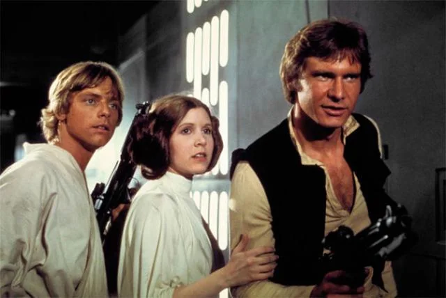 Luke, Leia, Han in Star Wars