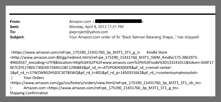 epstein batman batrang knives