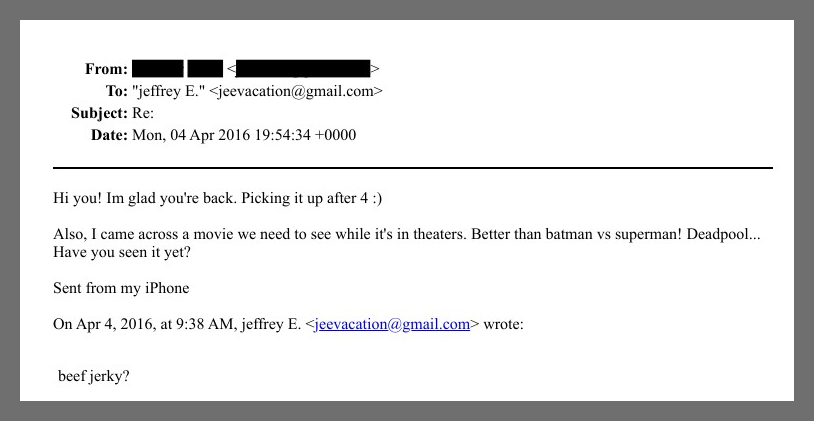 epstein zack snyder batman v superman deadpool