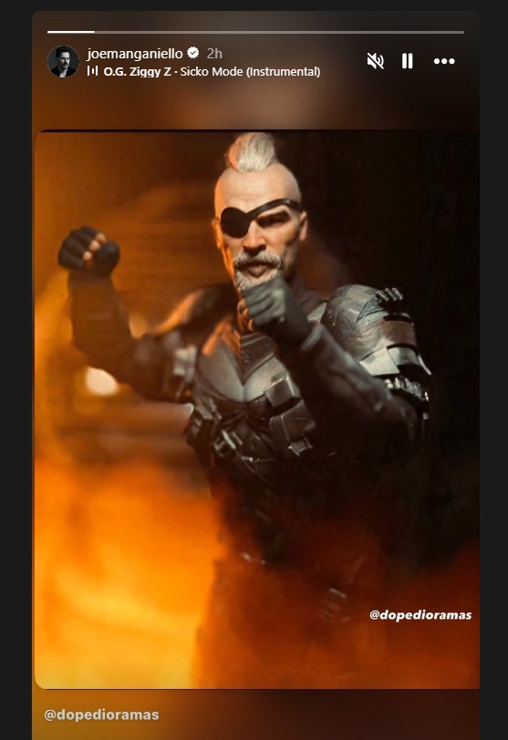 joe manganiello deathstroke instagram story