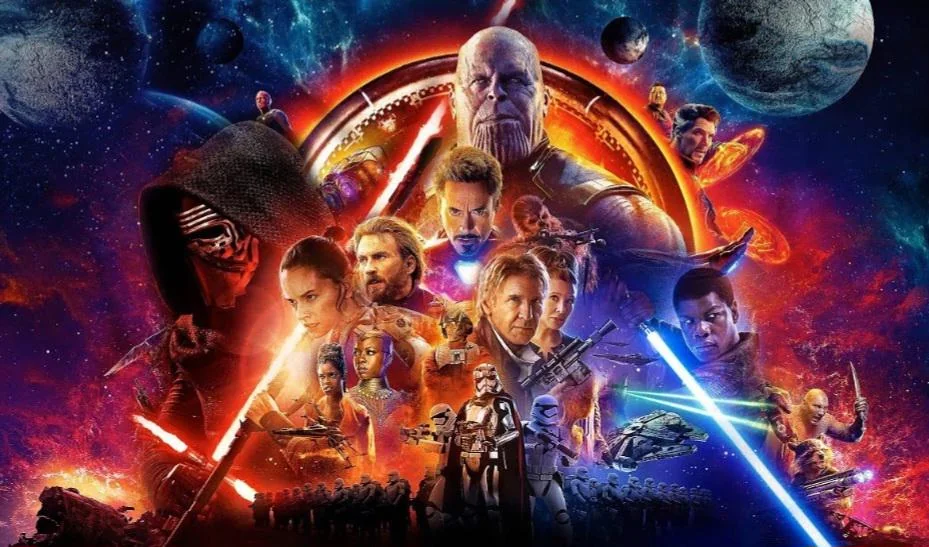 star wars vs marvel fan art