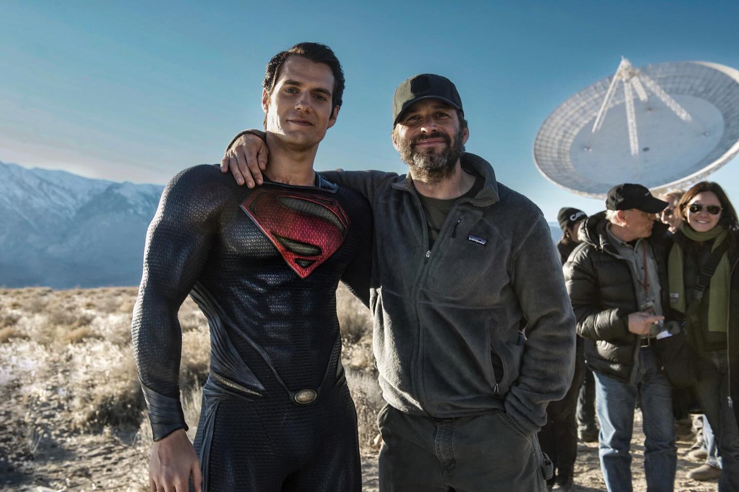 zack snyder henry cavill man steel bts