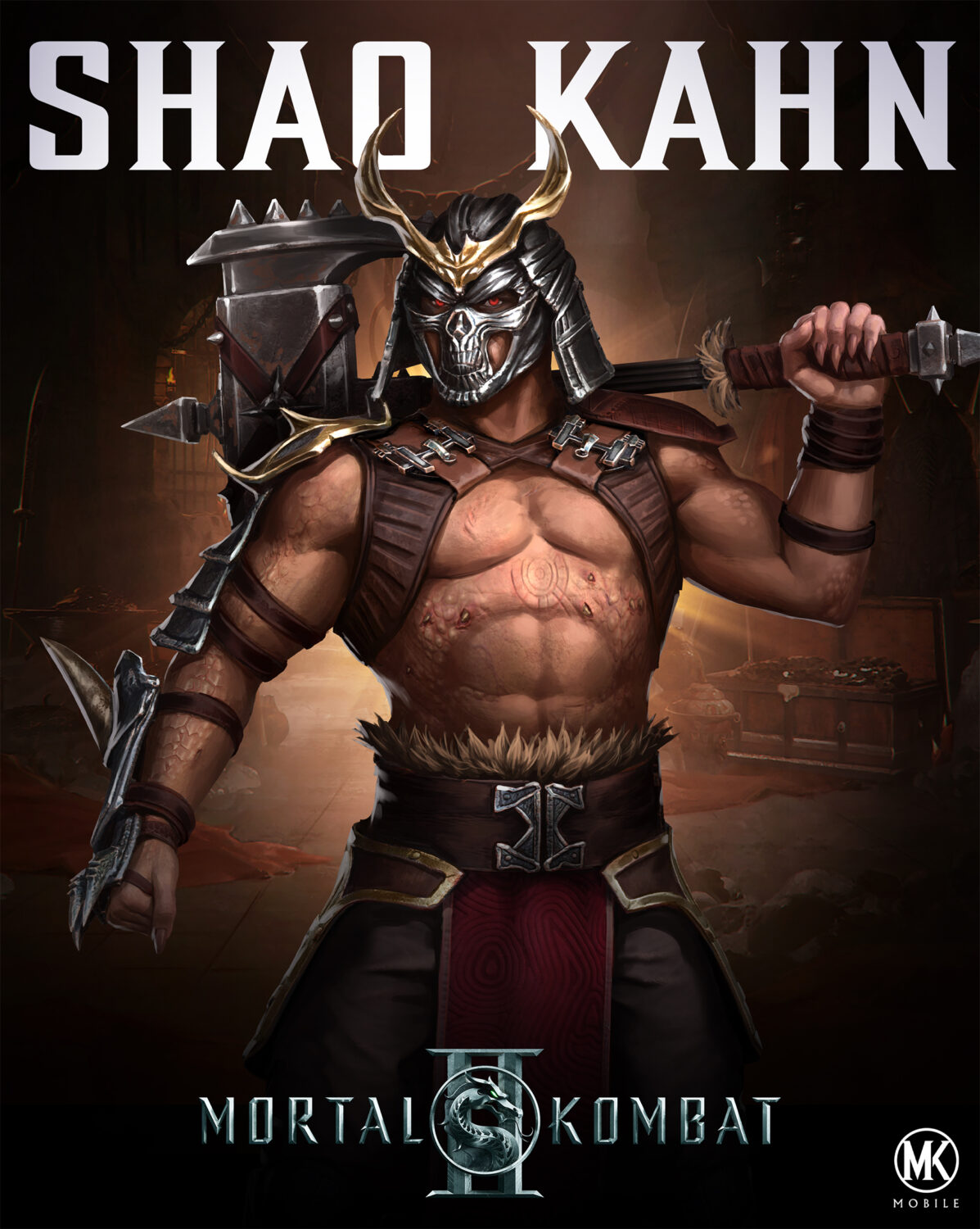 MKM Movie Shao Kahn Poster MKM Movie Shao Kahn Poster
