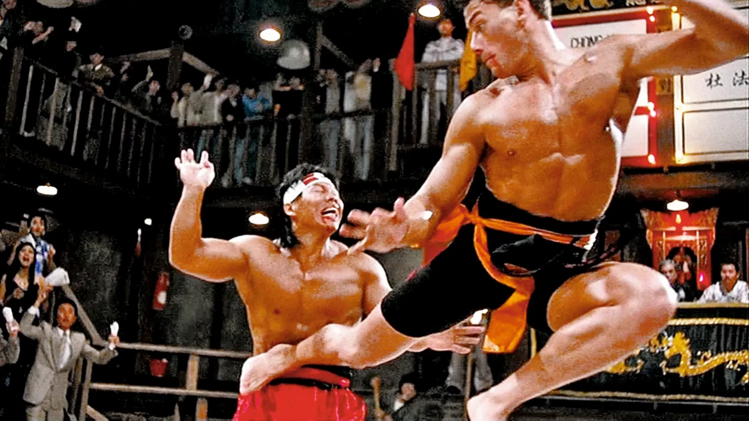 bloodsport fight scene