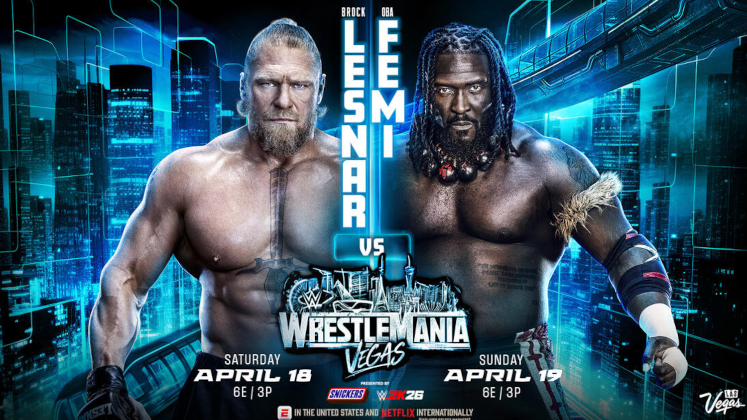 Brock Lesnar vs. Oba Femi Official For WrestleMania 42 After WWE Raw Destruction