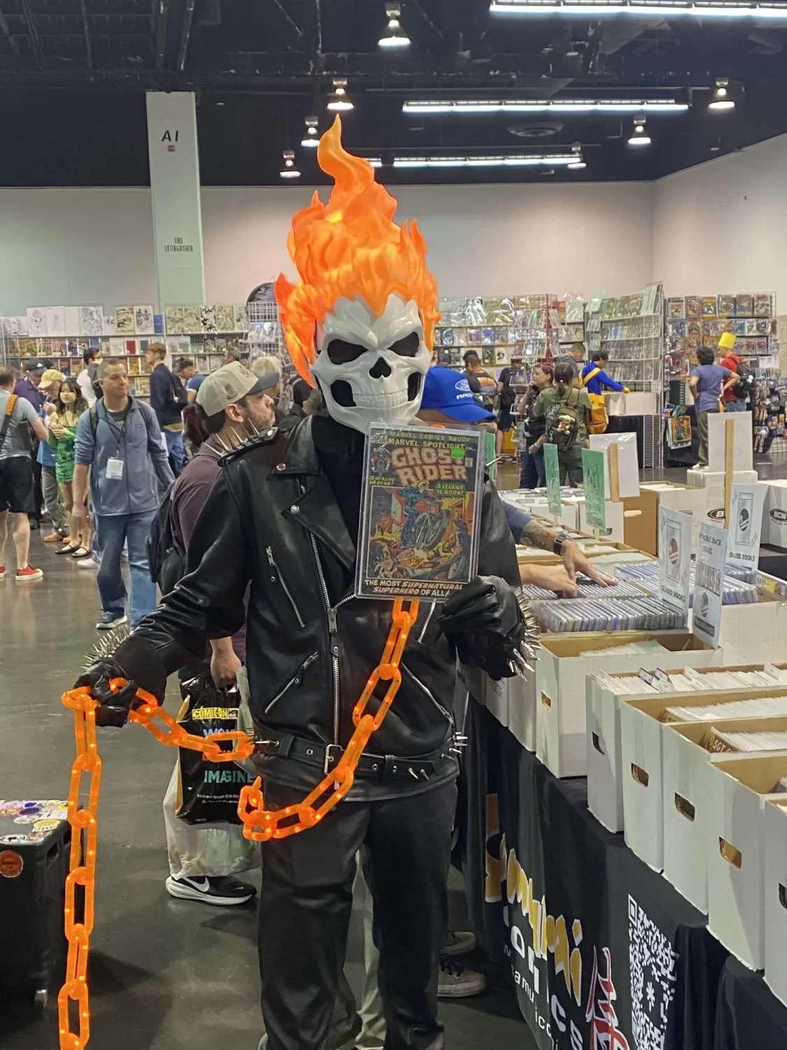 ghost rider cosplay wondercon