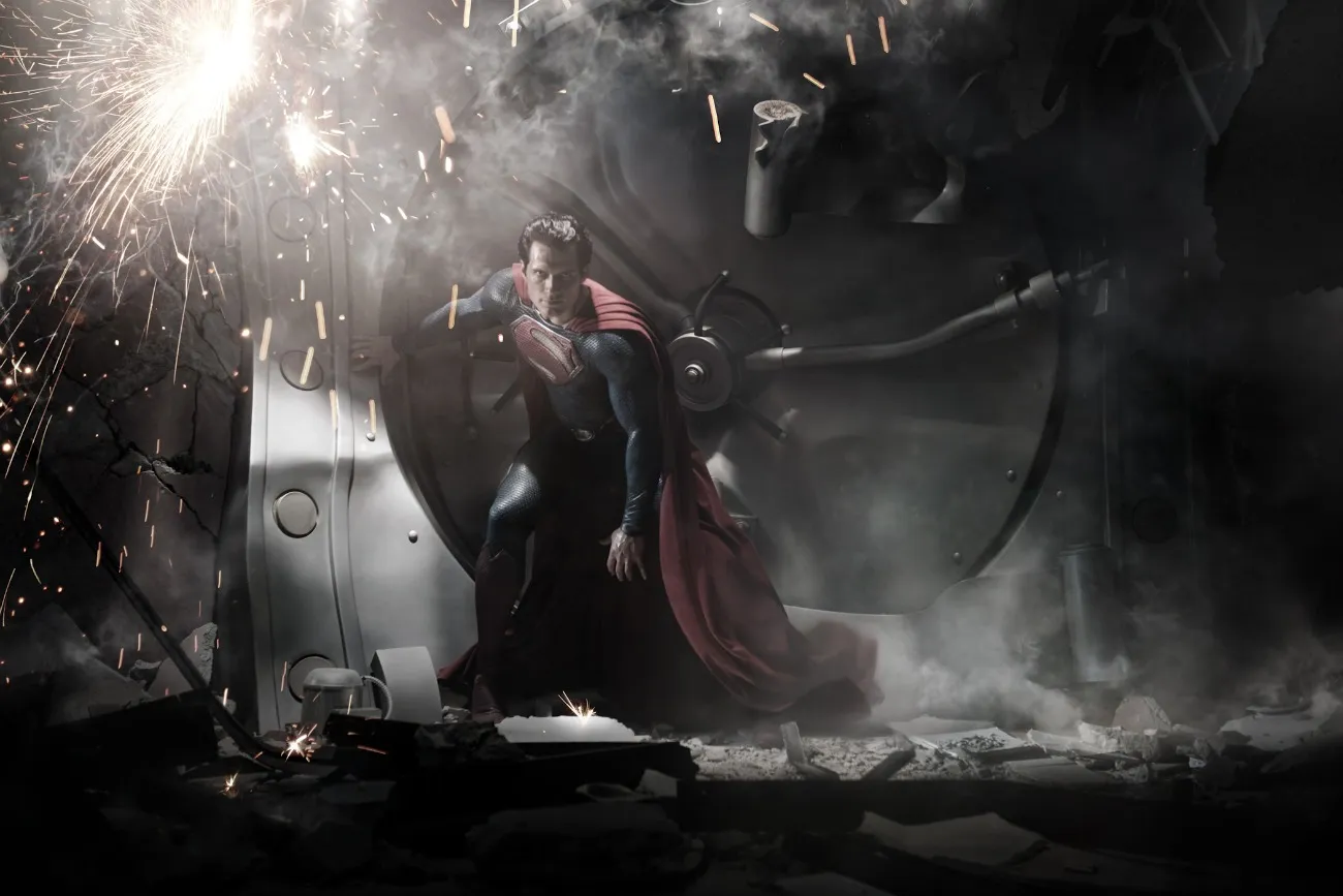 henry cavill superman first look man of steel