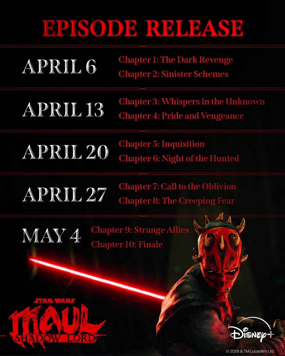 star wars darth maul episode titles