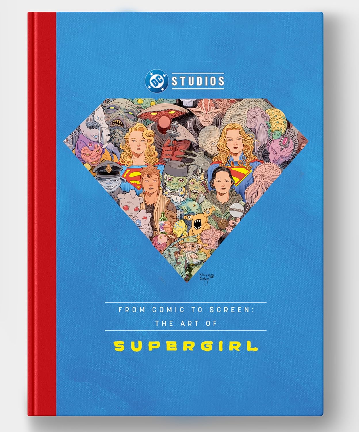 comic screen supergirl book