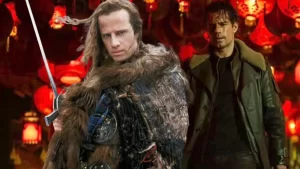 Henry Cavill as Connor MacLeod of the Clan MacLeod, Karen Gillan Filming 'Highlander'