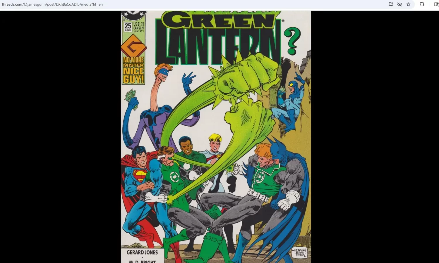 james gunn threads green lantern gerard jones