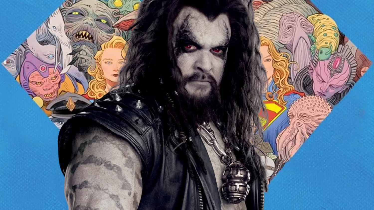 jason momoa lobo supergirl new look milly alcock 1 New Look At Jason Momoa’s Lobo Revealed In Supergirl Alongside Milly Alcock
