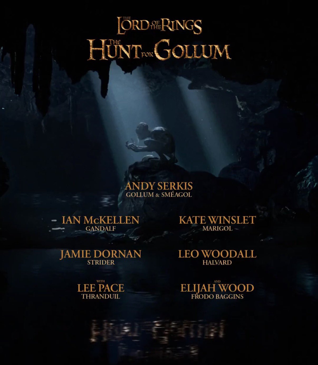 lord rings hunt gollum poster cinemacon