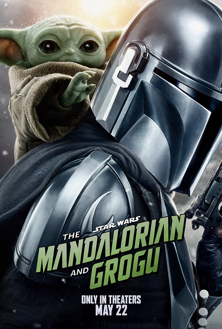 star wars mandalorian grogu poster