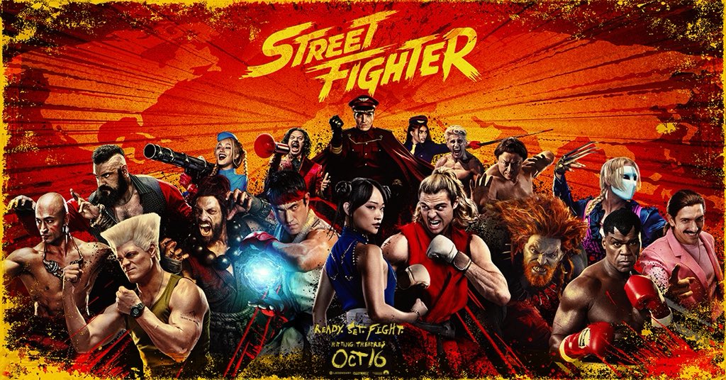 street fighter banner poster
