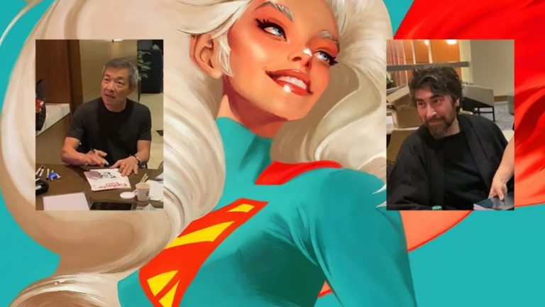 Jim Lee Spotted Signing Supergirl Covers With Alexander Lozano At MegaCon Hotel