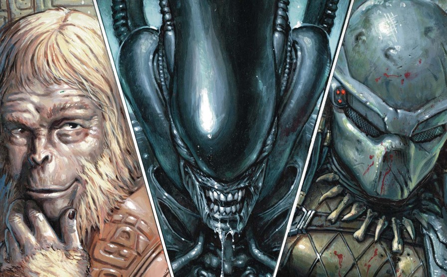 Marvel Comics Alien Predator Apes
