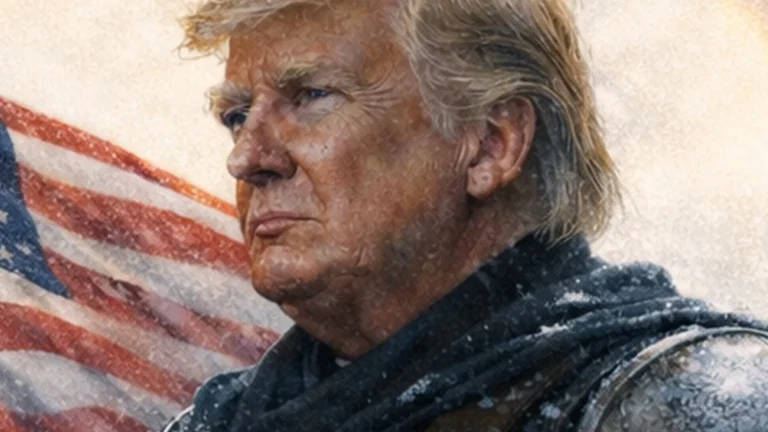 White House Posts Trump As The Mandalorian With Grogu For Star Wars Day