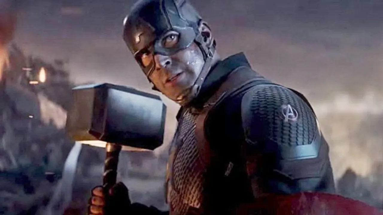 Avengers Endgame Captain America Thor Hammer Mjolnir