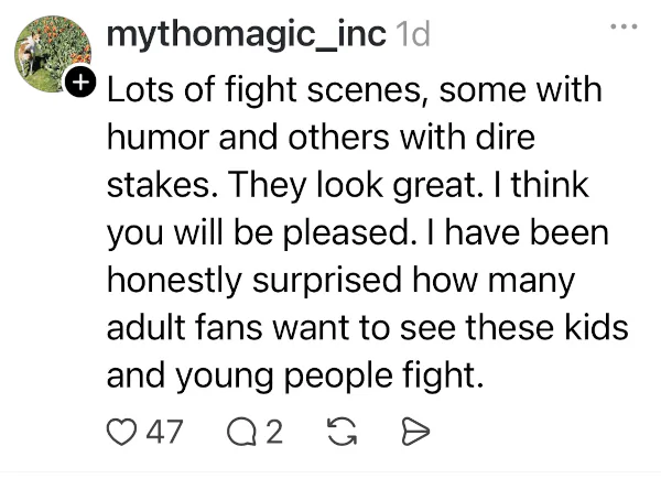 Becky Riordan Percy Jackson Fight Scenes Kids