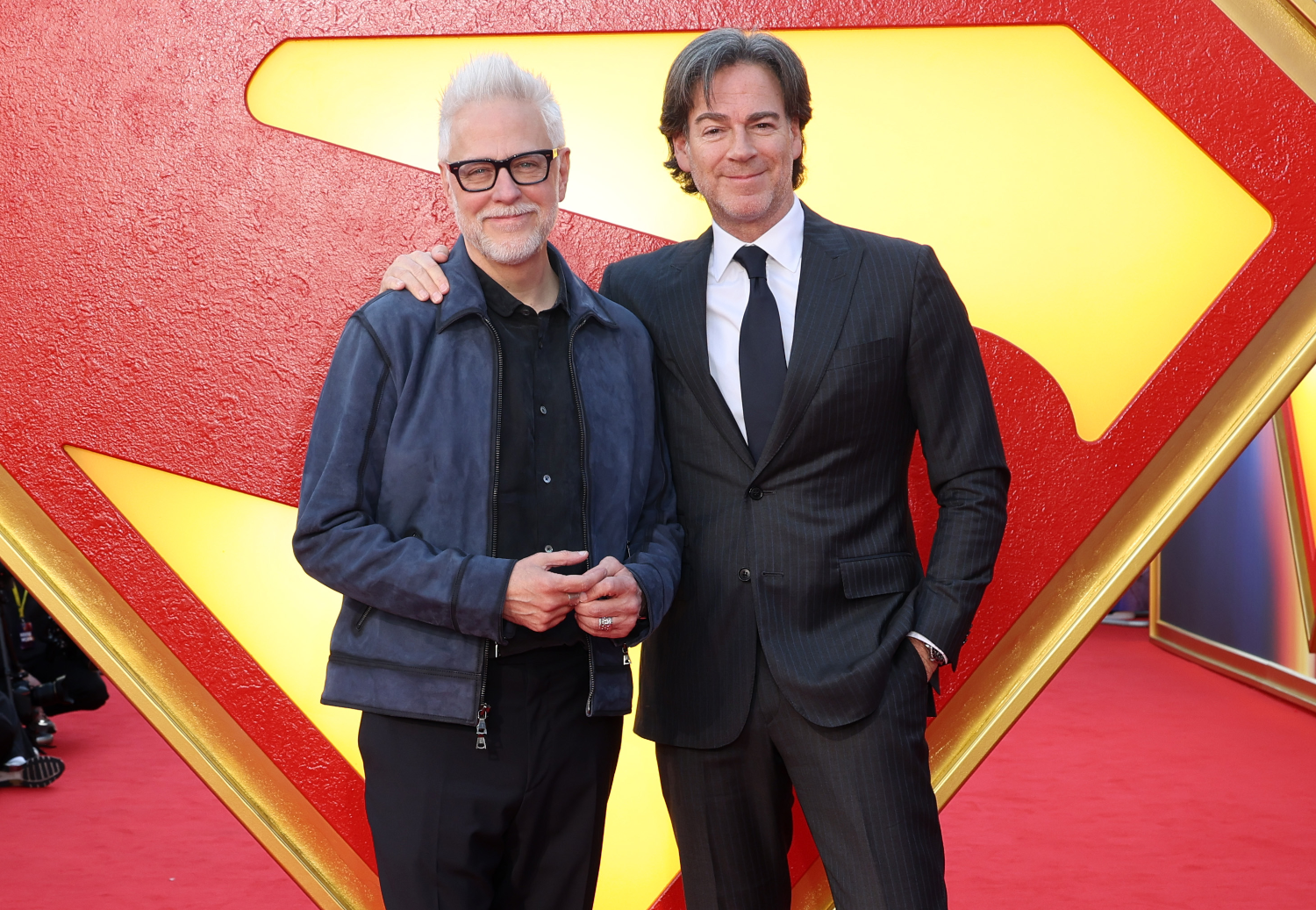 James Gunn Peter Safran Superman Premiere