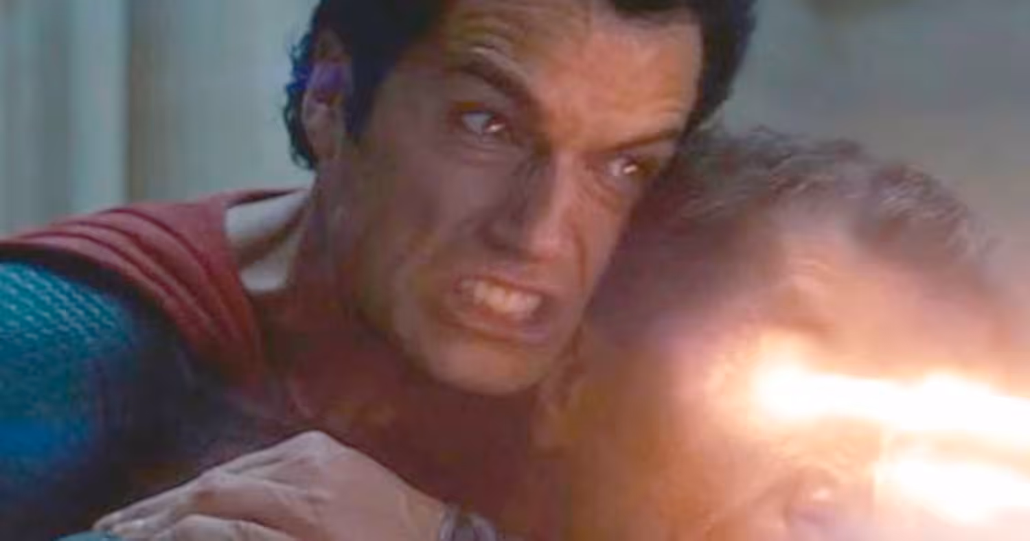 Man Of Steel Superman Snaps Zod Kneck