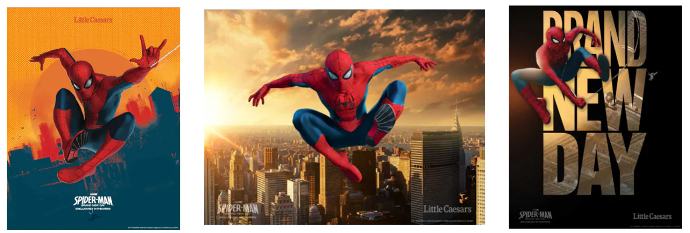 Spider Man Brand New Day Little Caesars Posters