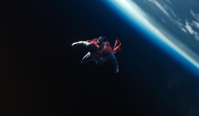 Superman Henry Cavill Flies In Space