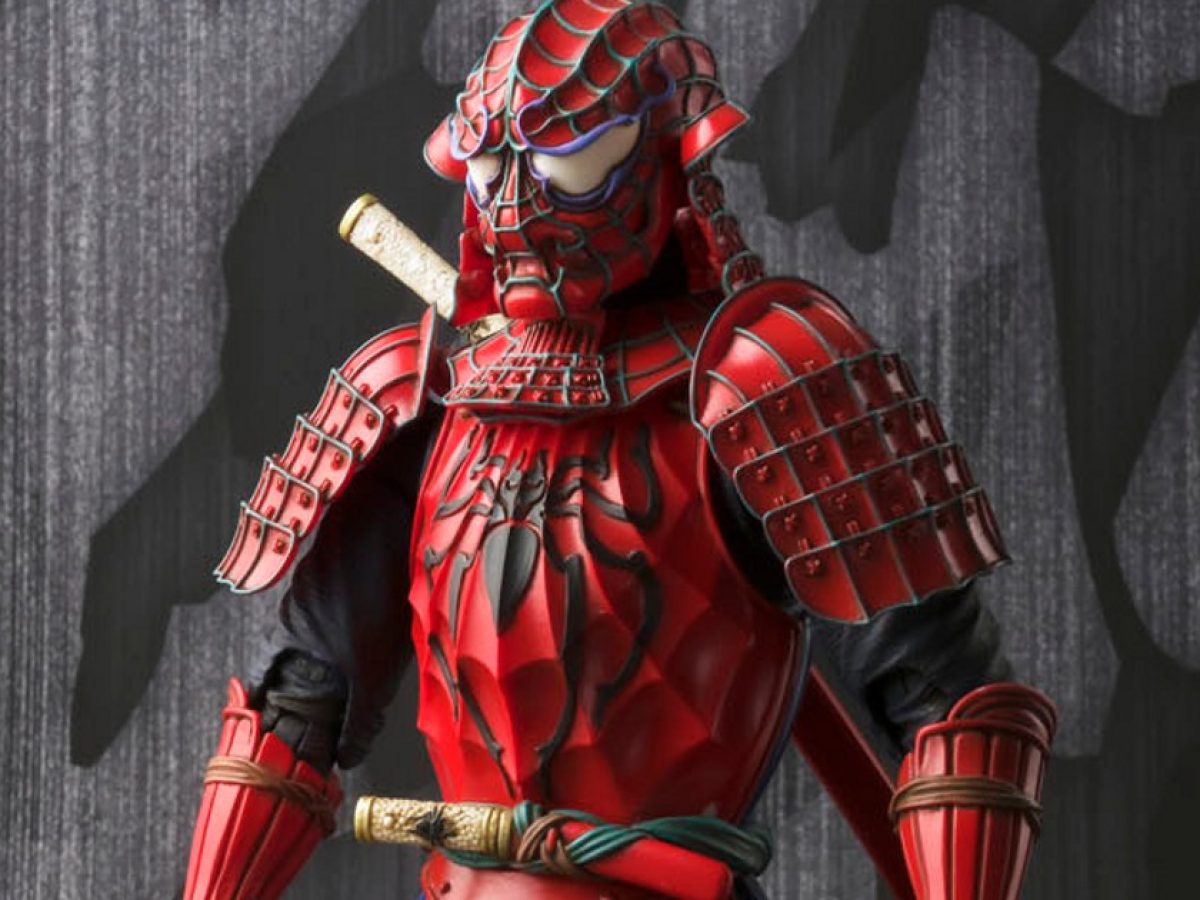 Samurai spider man action figure discount